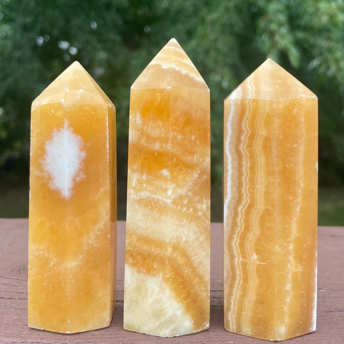 Orange Calcite Towers